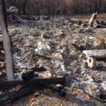 Total loss of a home from the Camp Fire in Paradise, CA